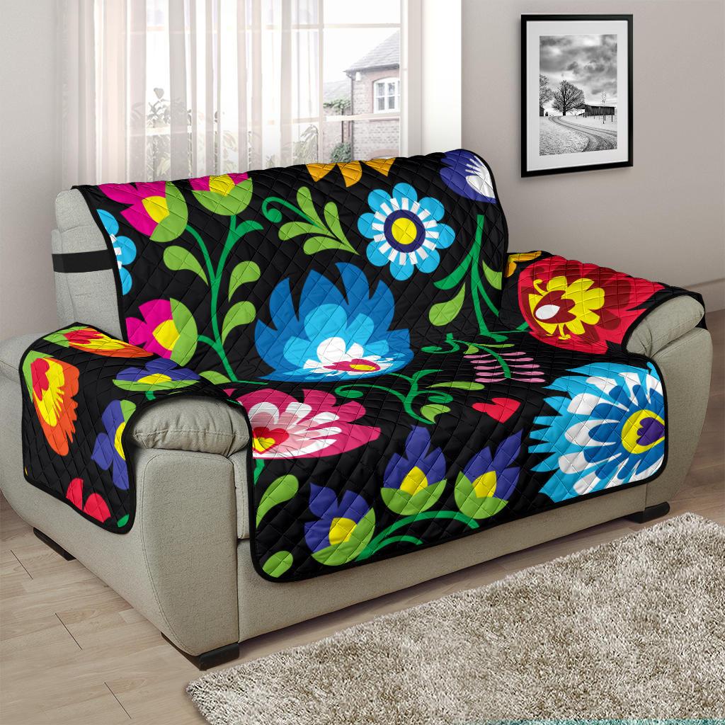 Home Decor - Floral Chair And A Half Covers