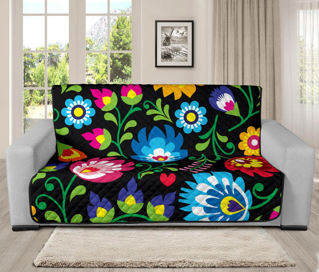 Home Decor - Floral Futon Sofa Cover