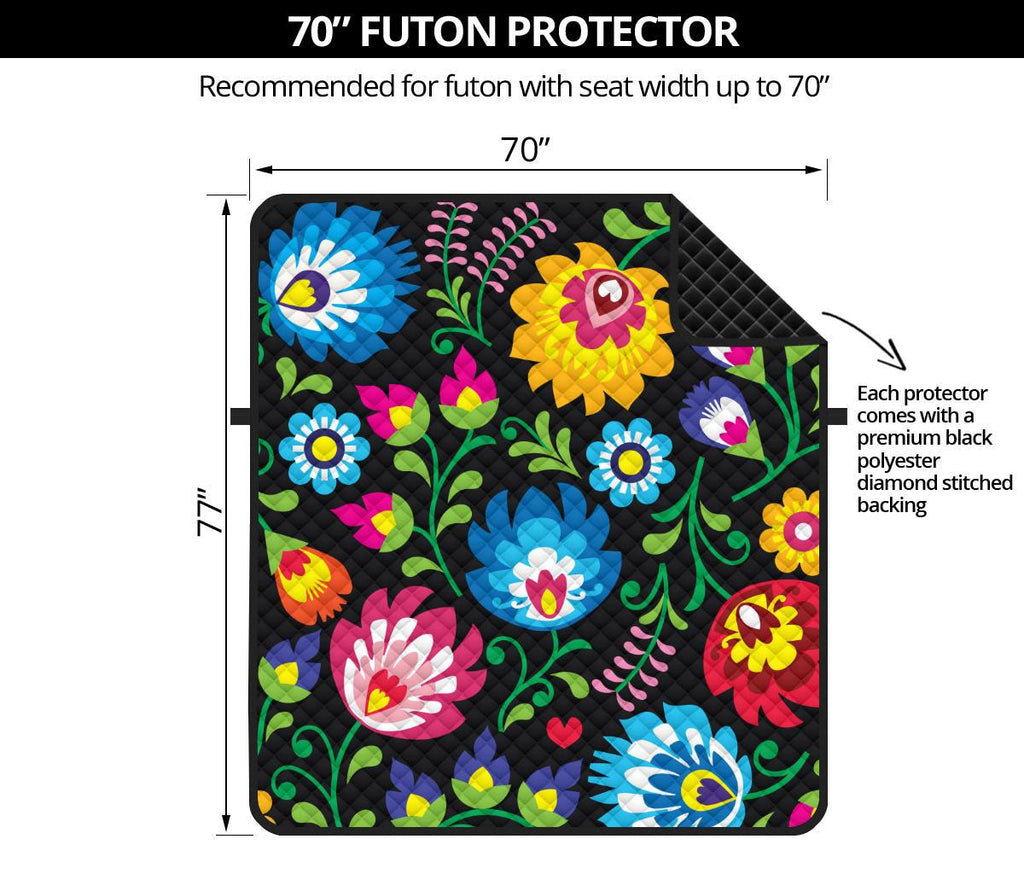 Home Decor - Floral Futon Sofa Cover