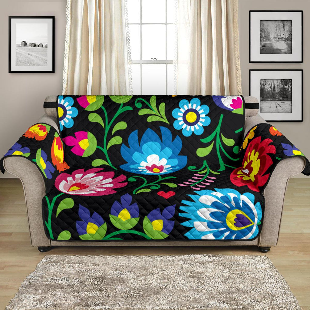 Home Decor - Floral Loveseat Sofa Cover