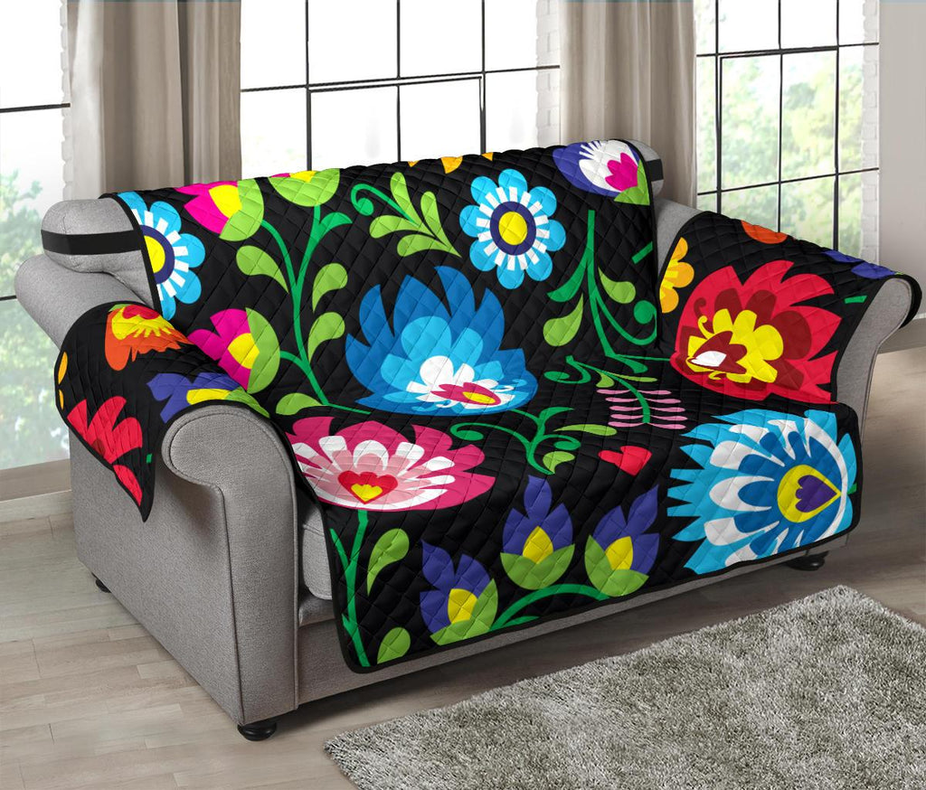 Home Decor - Floral Loveseat Sofa Cover