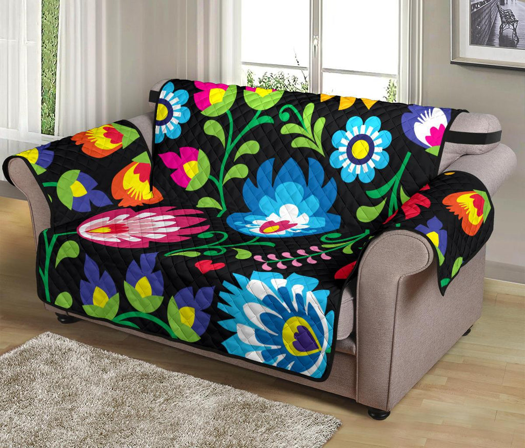 Home Decor - Floral Loveseat Sofa Cover