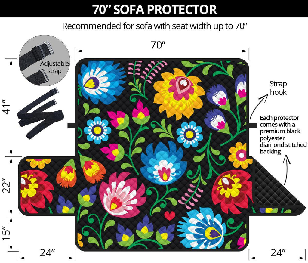 Home Decor - Floral Sofa Protector