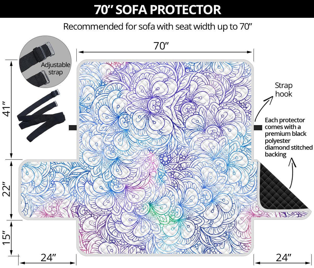 Home Decor - Flower Mandala Sofa Protector