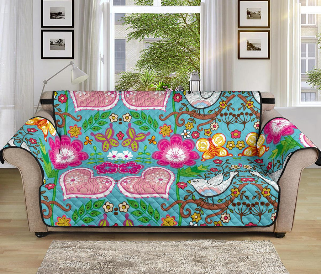 Home Decor - Love Birds Sofa Protector