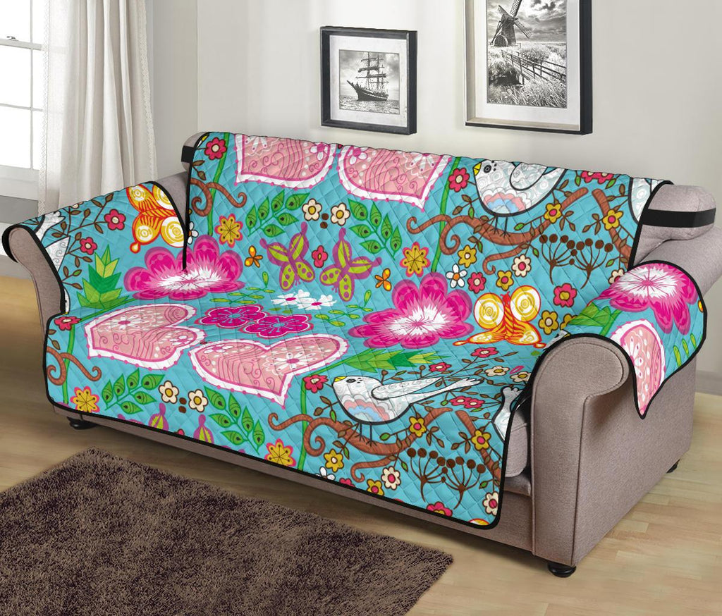 Home Decor - Love Birds Sofa Protector