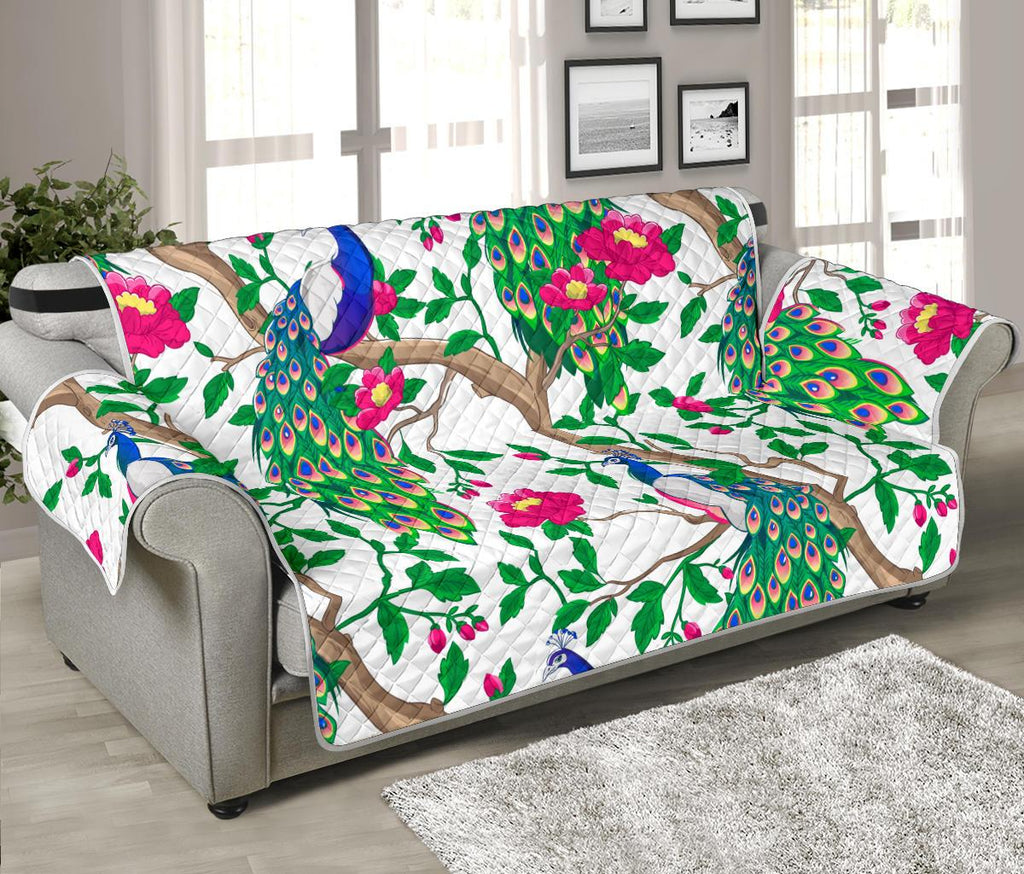 Home Decor - Peacock Sofa Protector