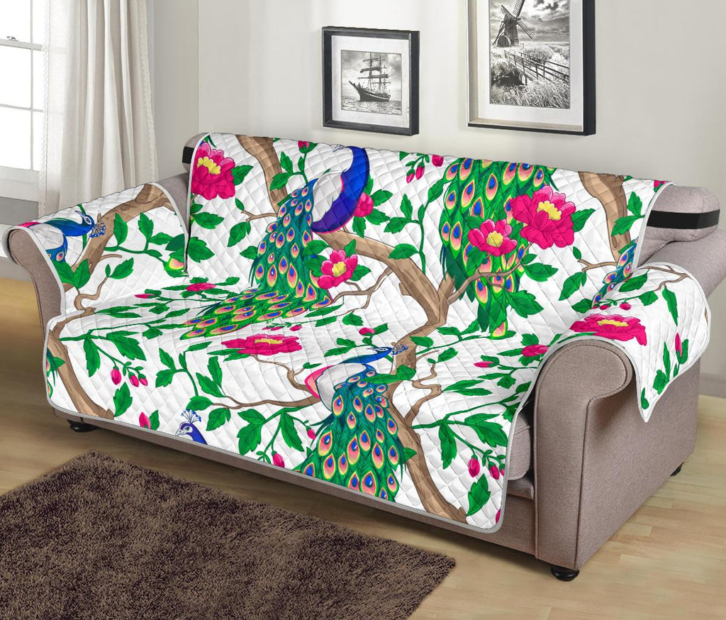 Home Decor - Peacock Sofa Protector