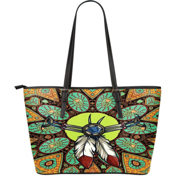 Indian Amulet PU Leather Tote