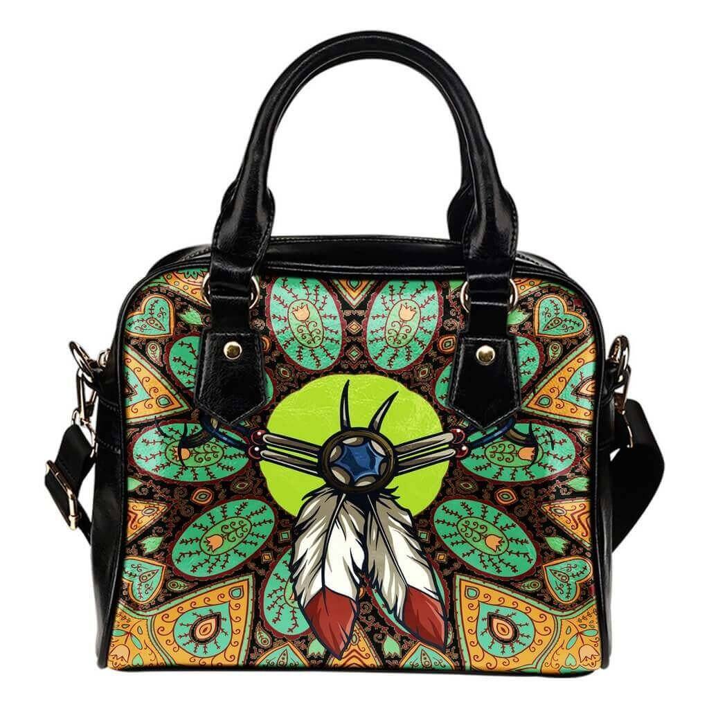 Indian Amulet Shoulder Handbag