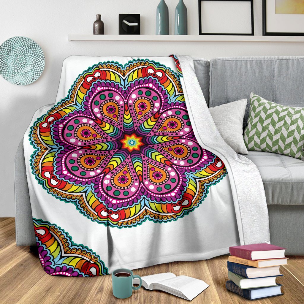 Joy Of Life Mandala Premium Blanket
