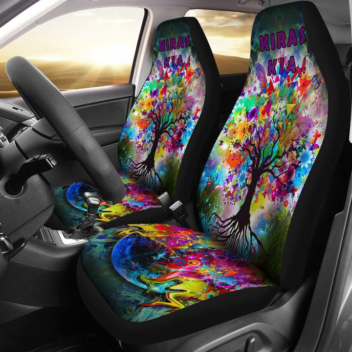 KIRAS KIA Car Seat Covers Purple