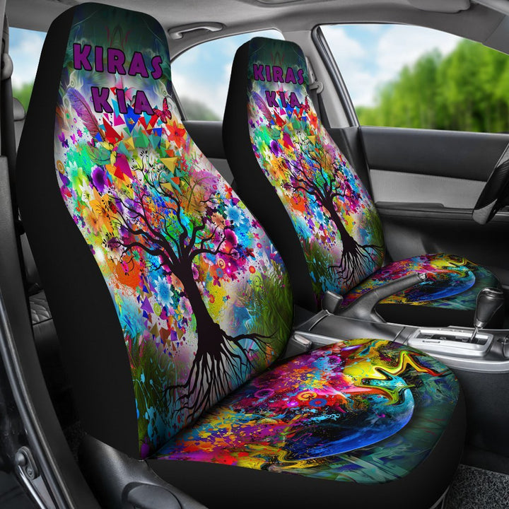 KIRAS KIA Car Seat Covers Purple