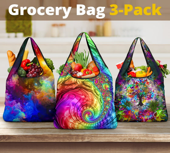 Life With Colors Grocery Bag