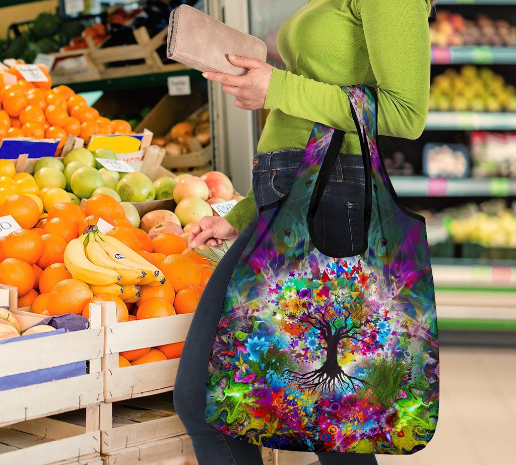 Life With Colors Grocery Bag