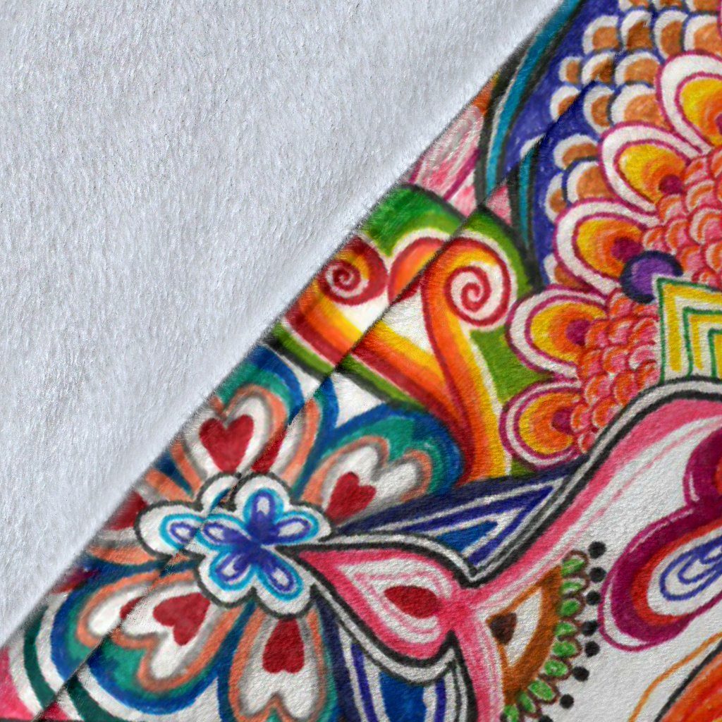 Life With Colors Mandala Premium Blanket