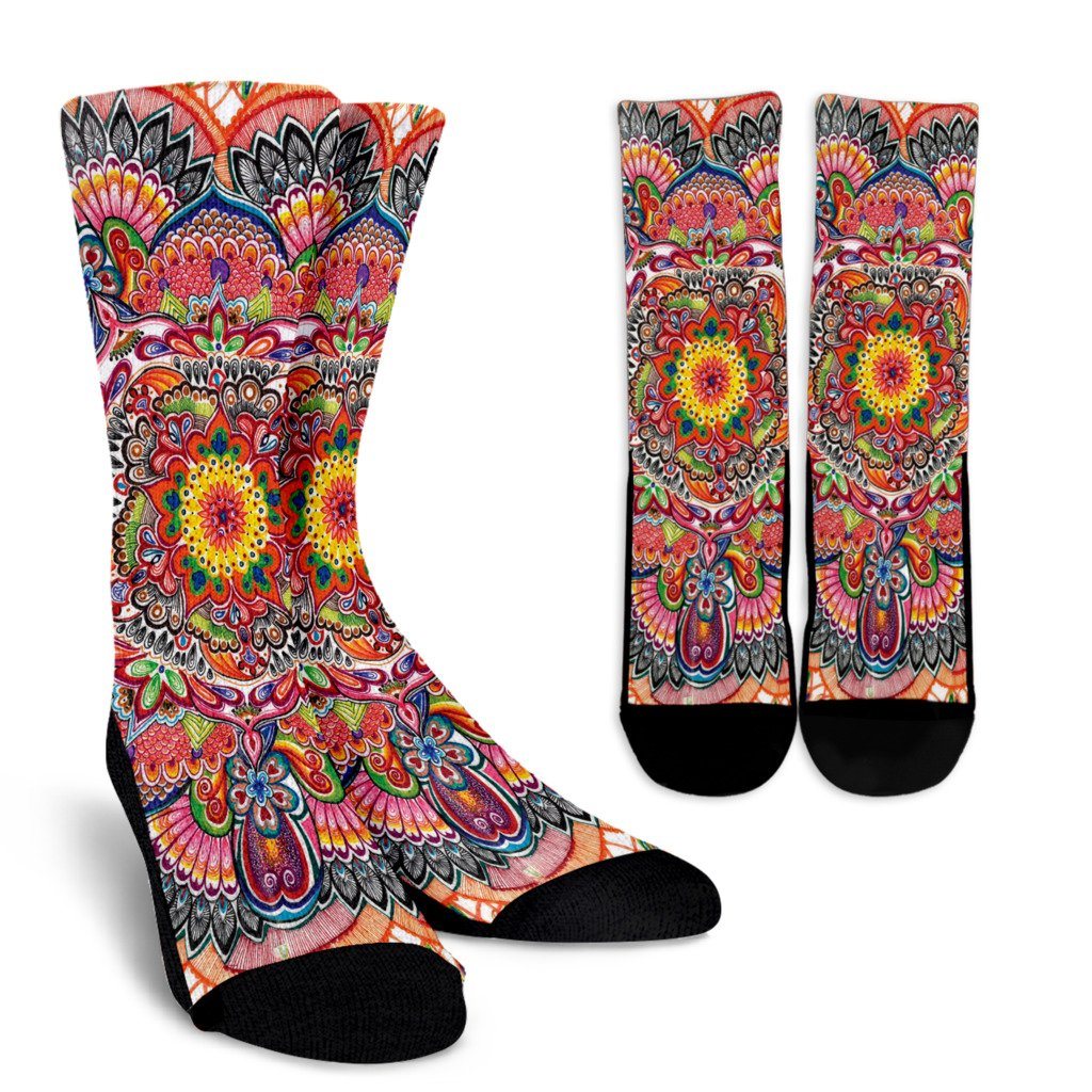 Life With Colors Mandala Socks