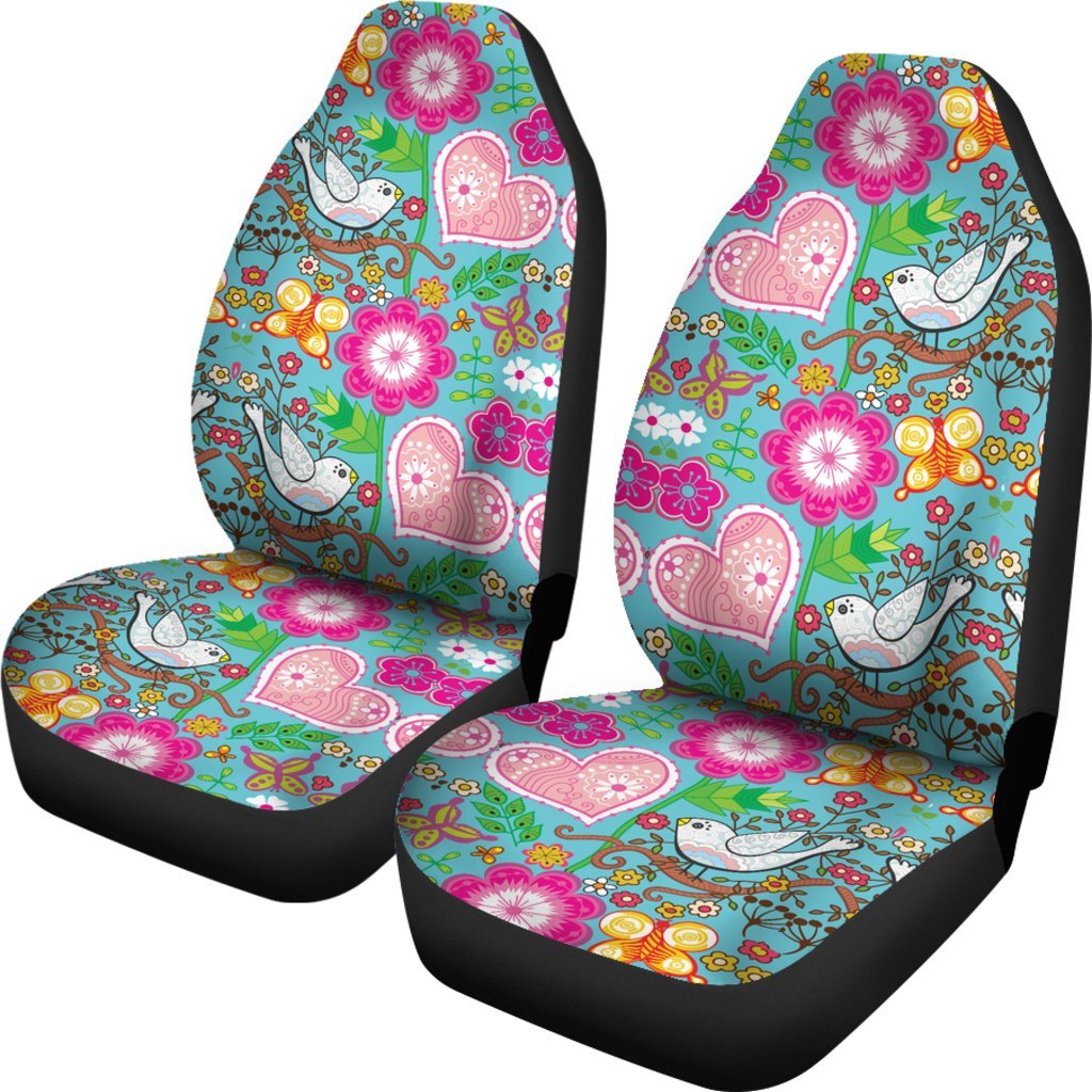 Love Birds Car Seat Covers