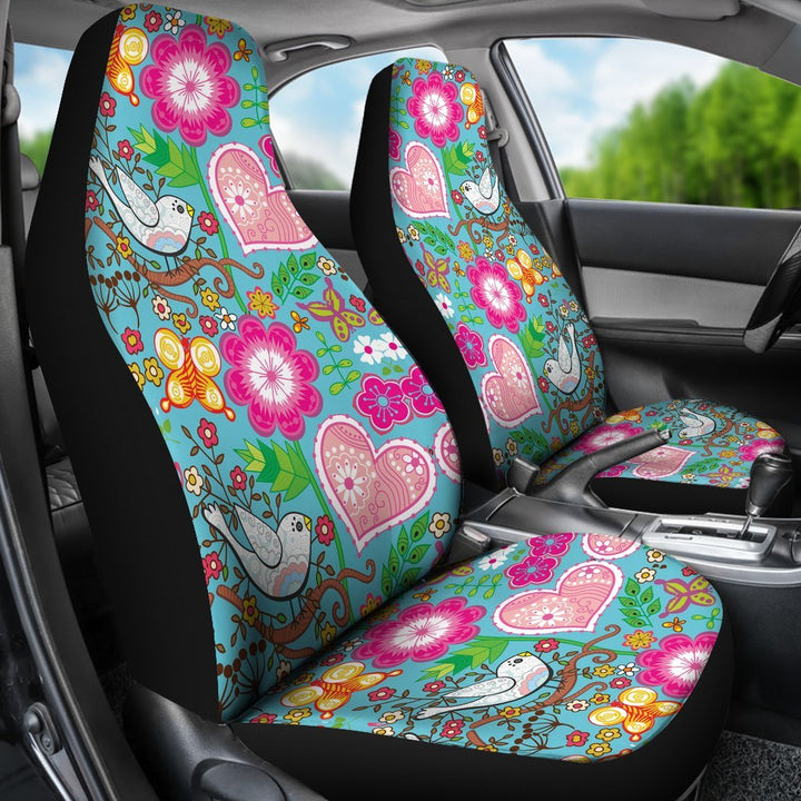 Love Birds Car Seat Covers