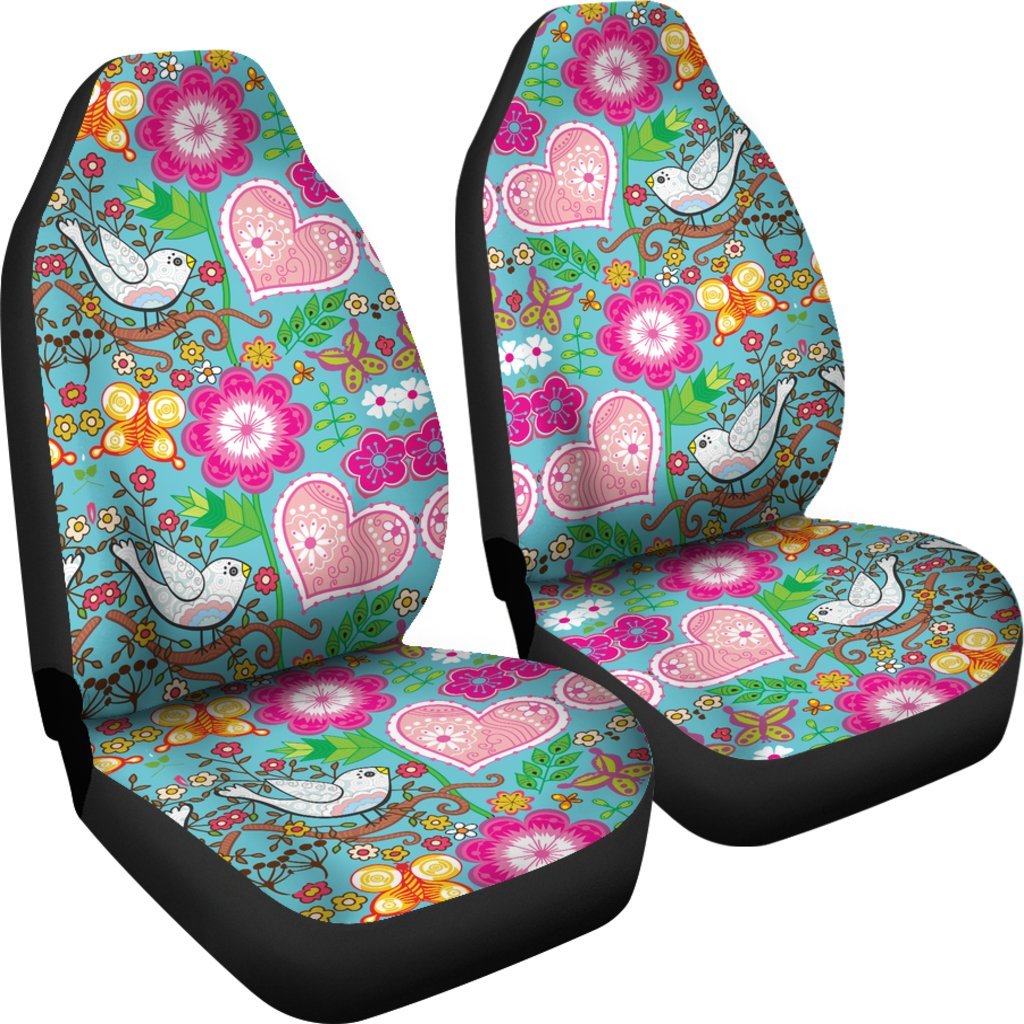 Love Birds Car Seat Covers