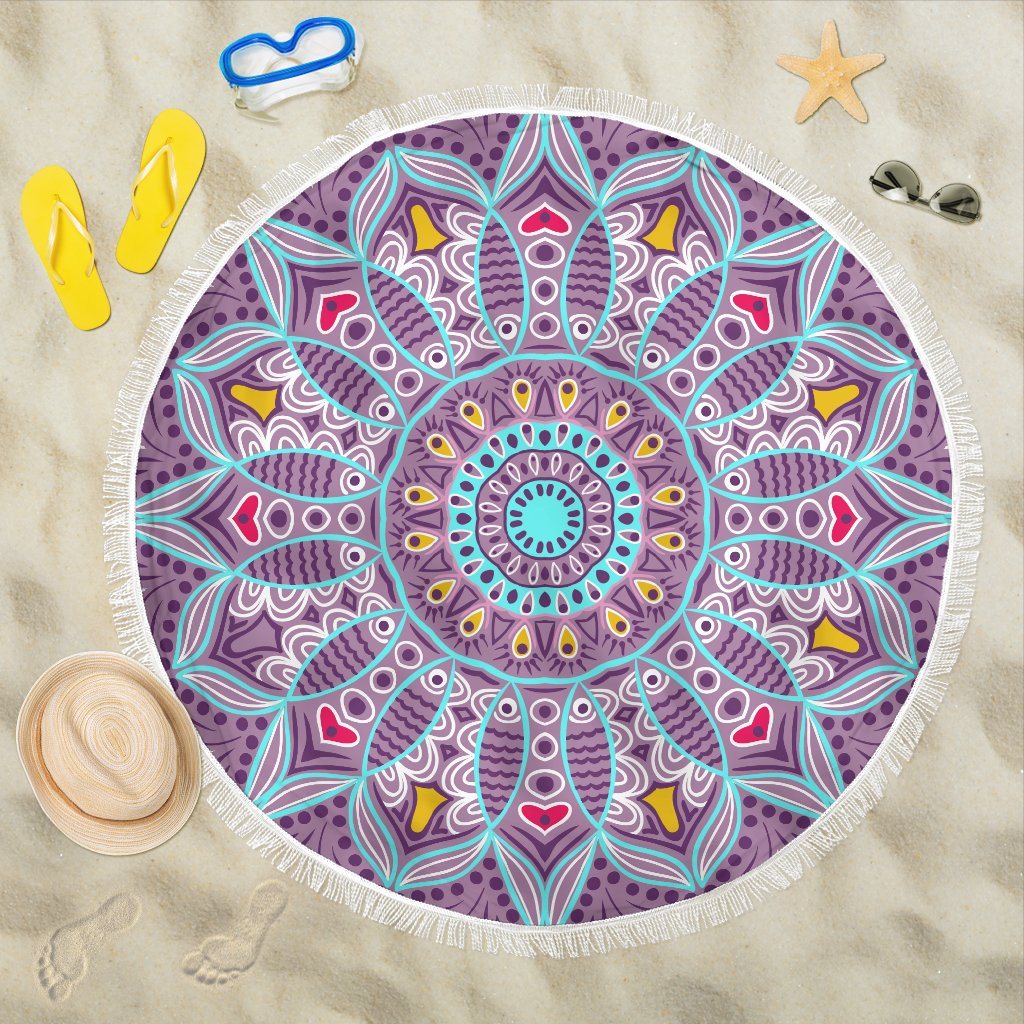 Love Mandala Beach Blanket