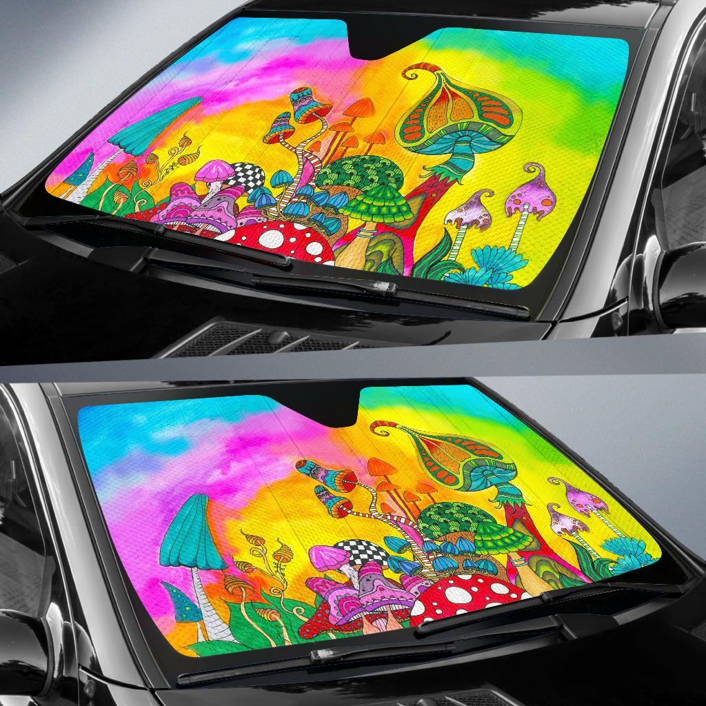 Magic Mushroom Auto Sun Shade