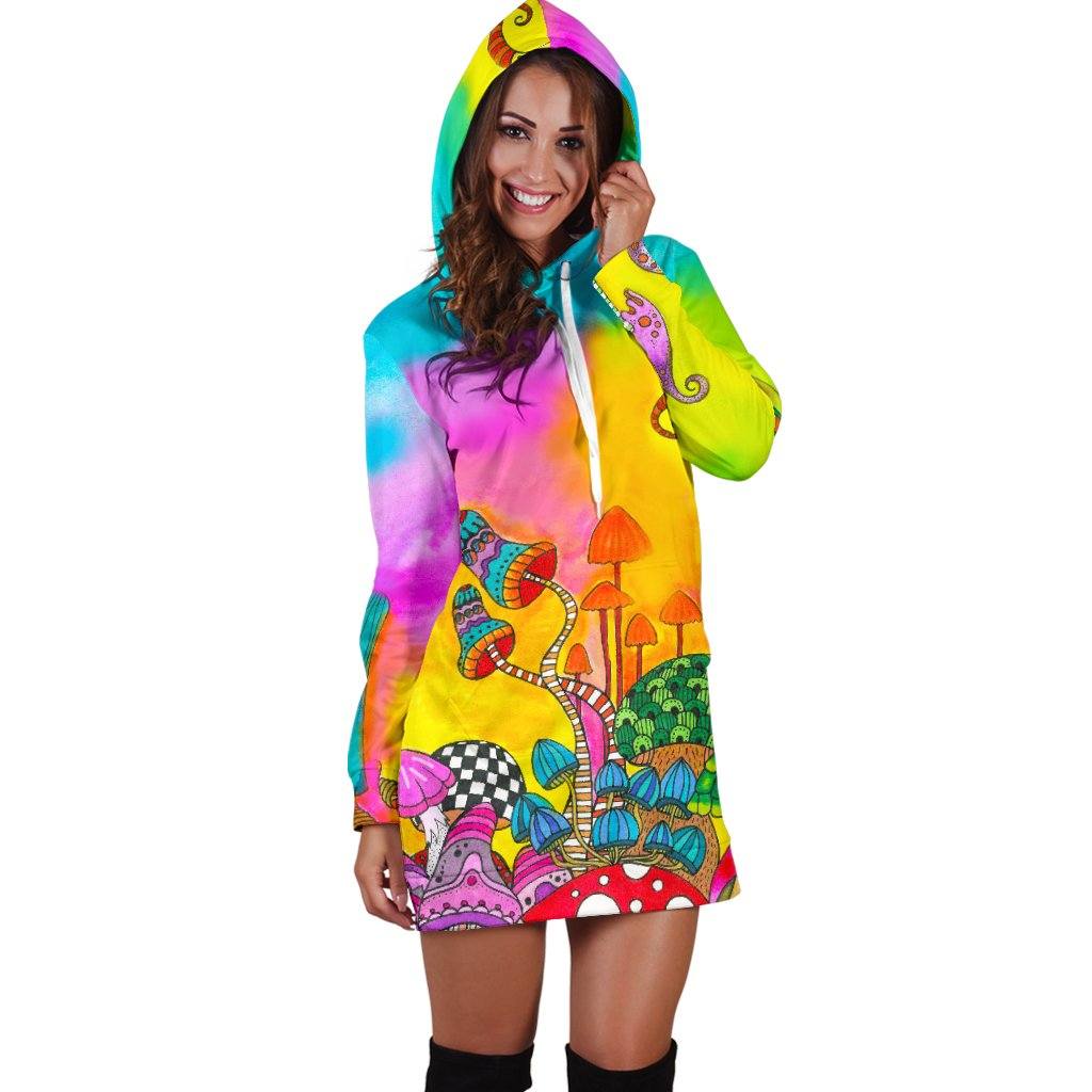 Magic Mushroom Hoodie Dress