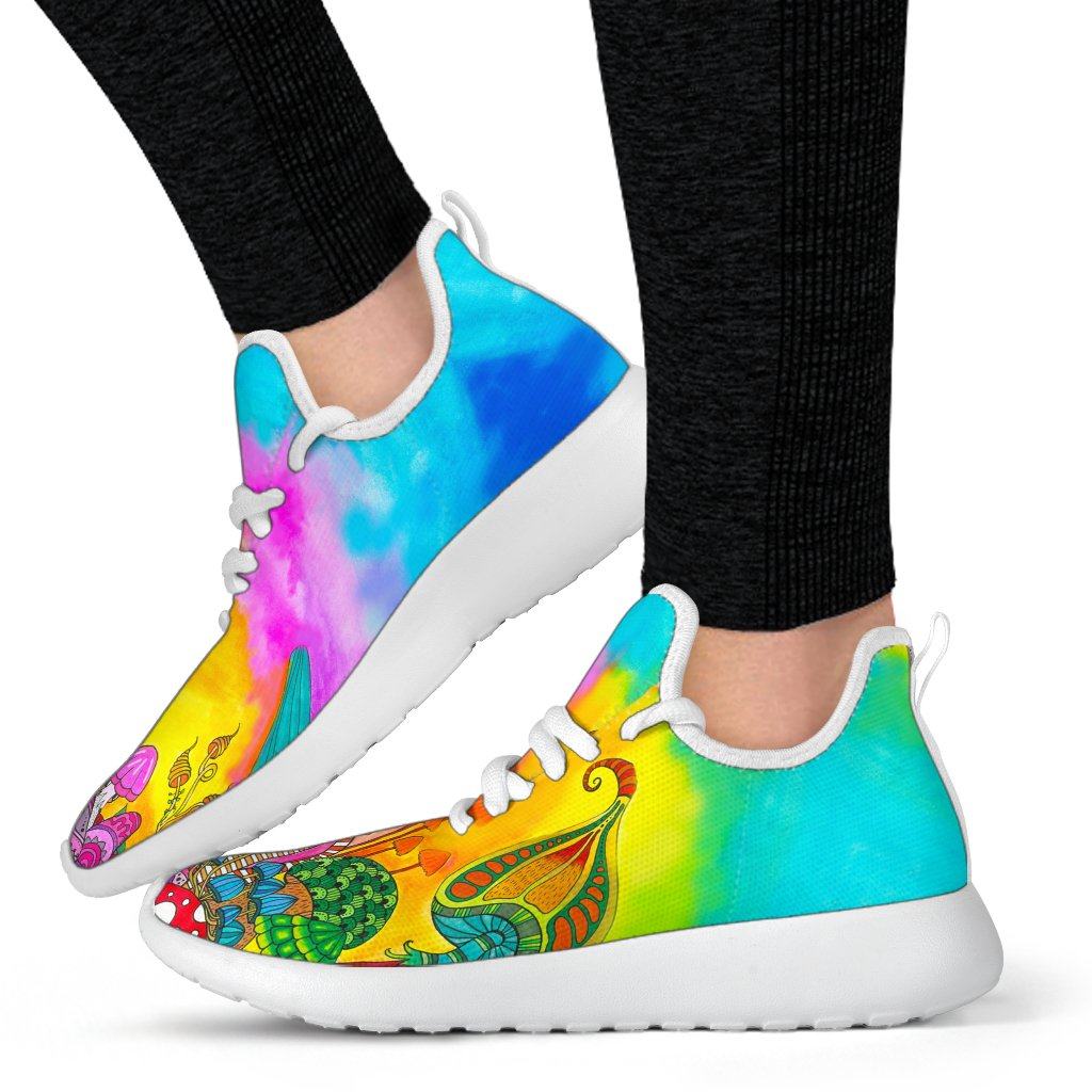 Magic Mushroom Mesh Knit Sneakers