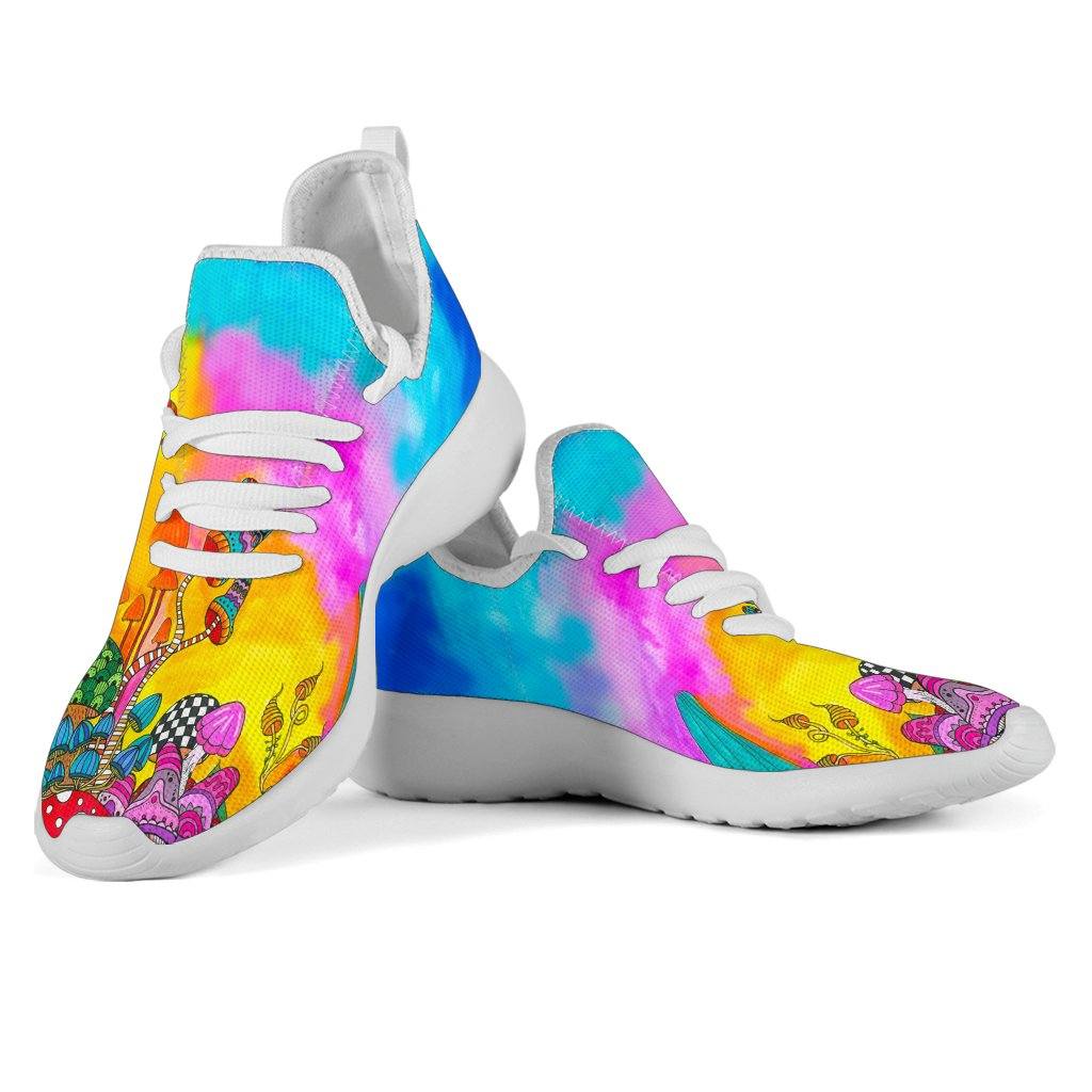Magic Mushroom Mesh Knit Sneakers