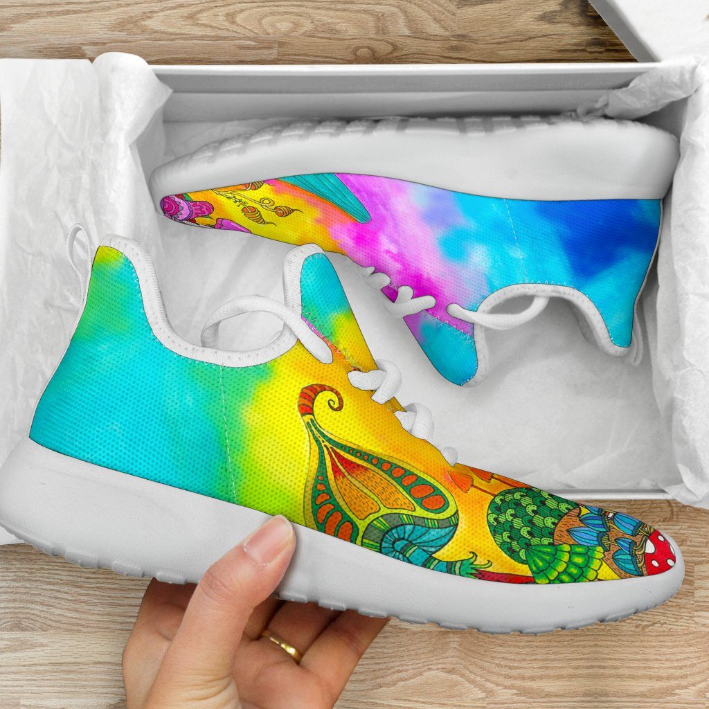 Magic Mushroom Mesh Knit Sneakers