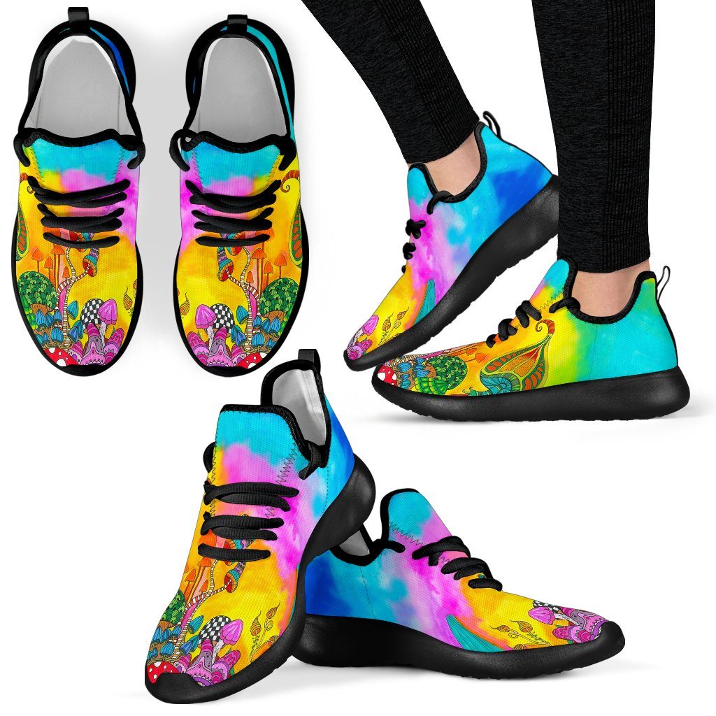 Magic Mushroom Mesh Knit Sneakers