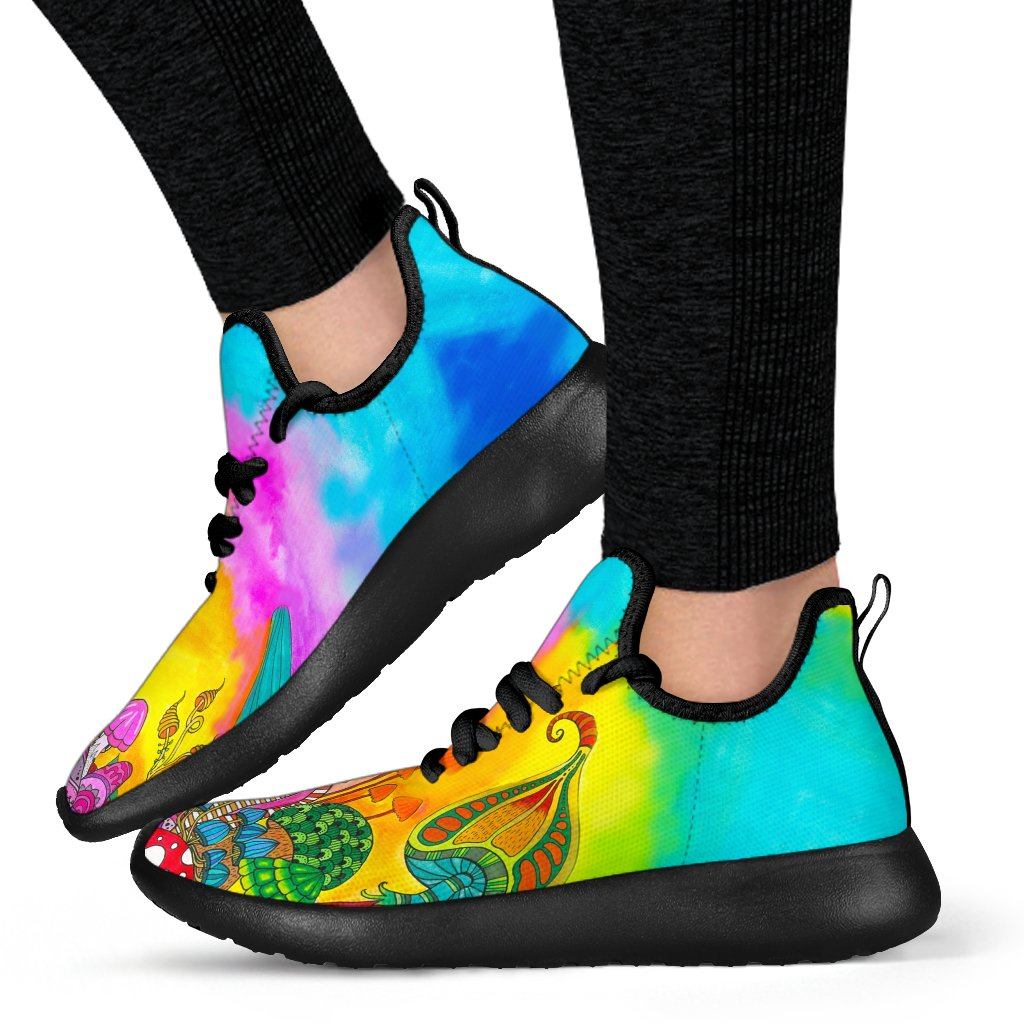 Magic Mushroom Mesh Knit Sneakers