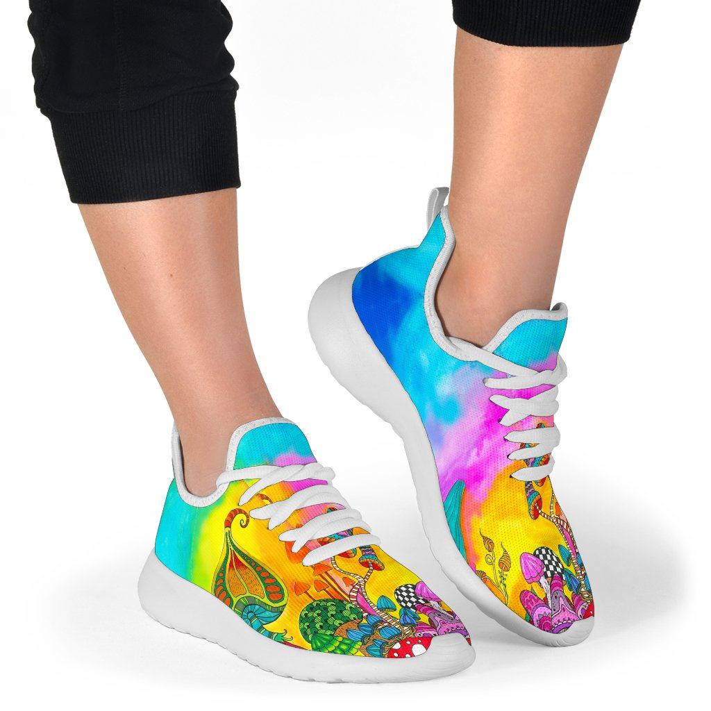 Magic Mushroom Mesh Knit Sneakers