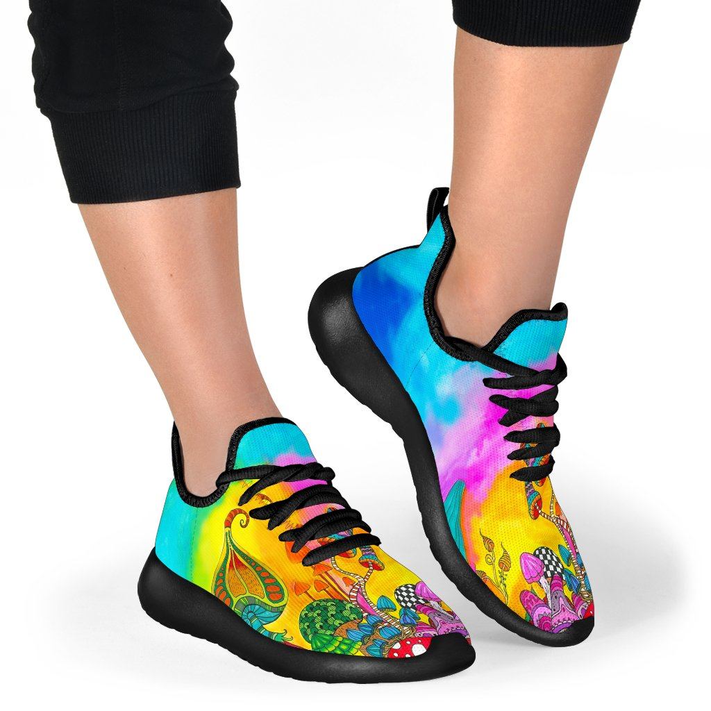 Magic Mushroom Mesh Knit Sneakers
