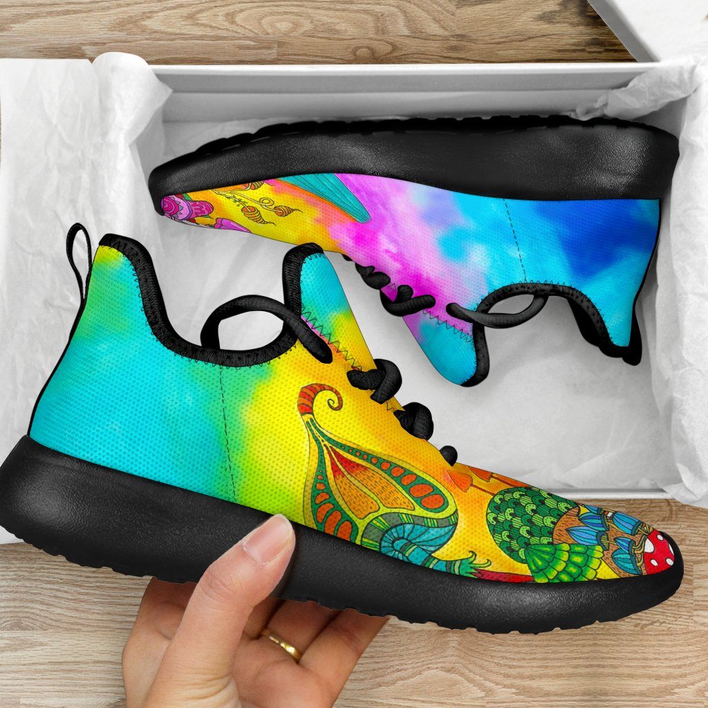 Magic Mushroom Mesh Knit Sneakers
