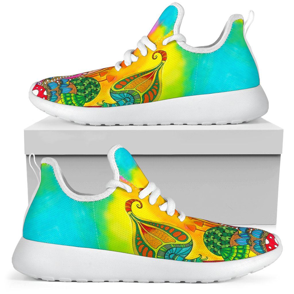 Magic Mushroom Mesh Knit Sneakers