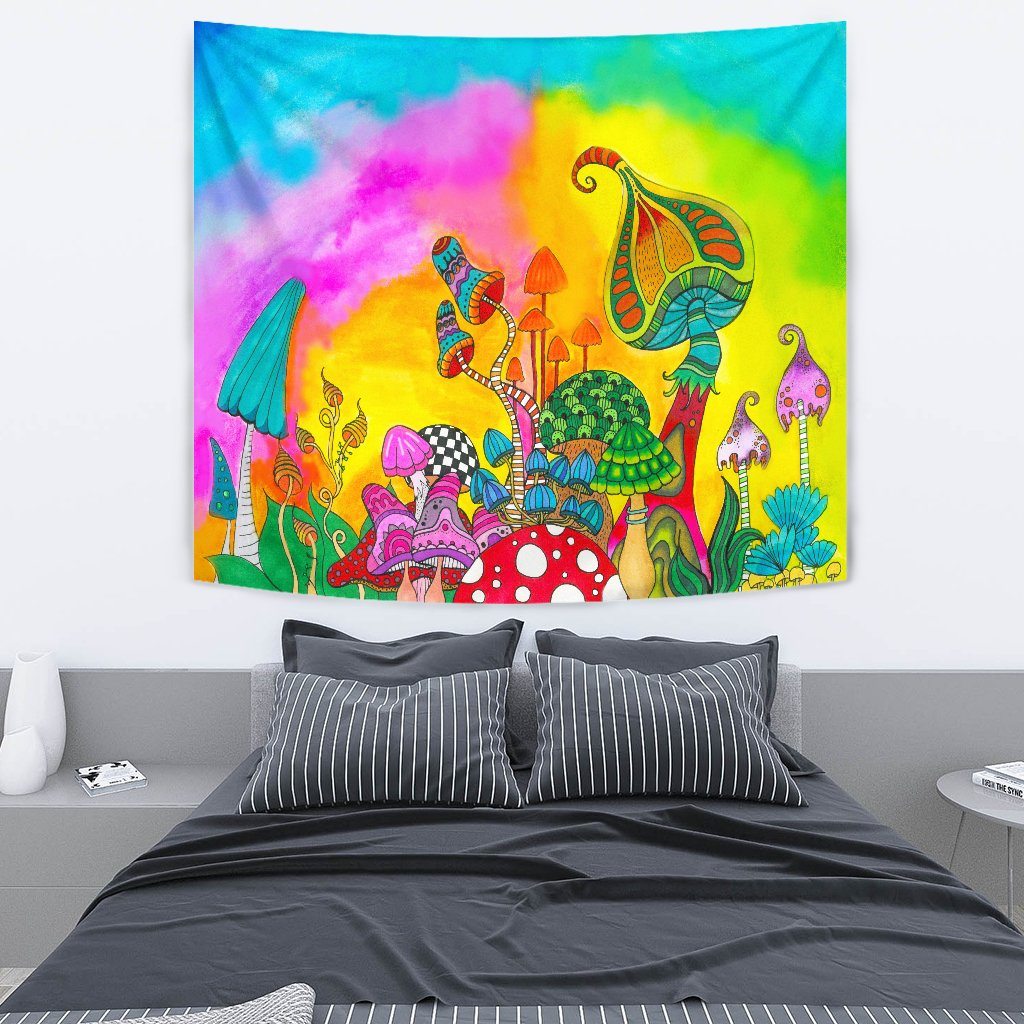 Magic Mushroom Wall Tapestry