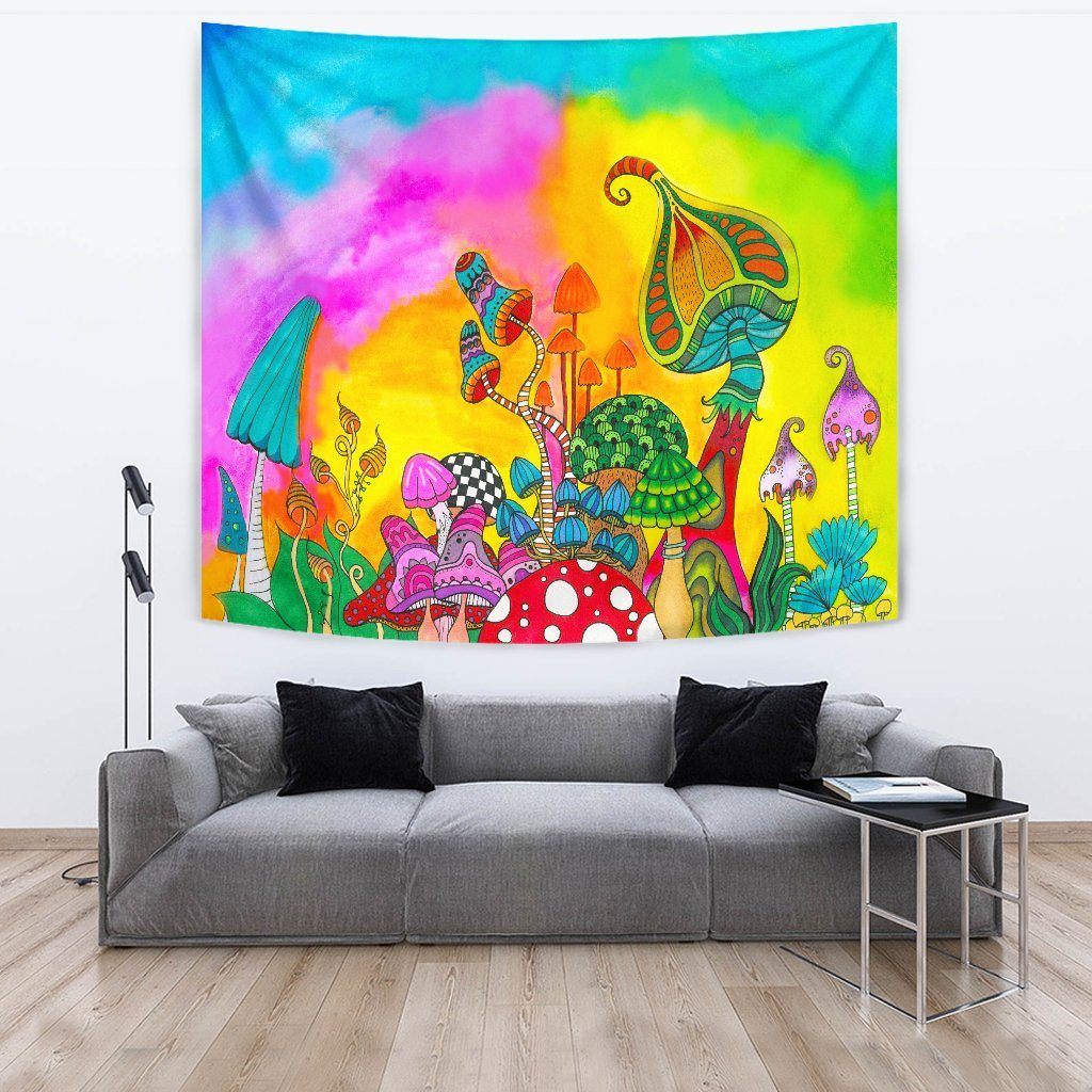 Magic Mushroom Wall Tapestry