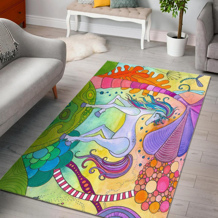 Magic Unicorn Area Rug