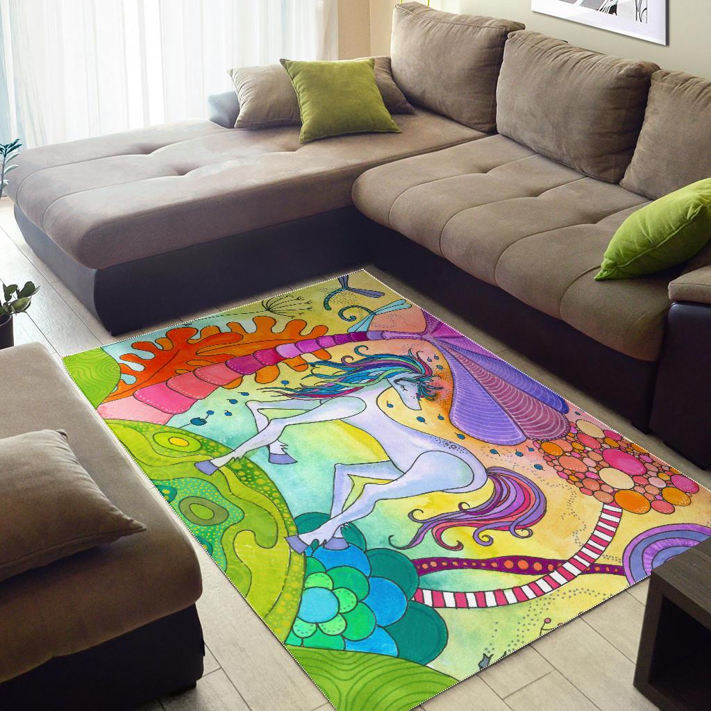Magic Unicorn Area Rug