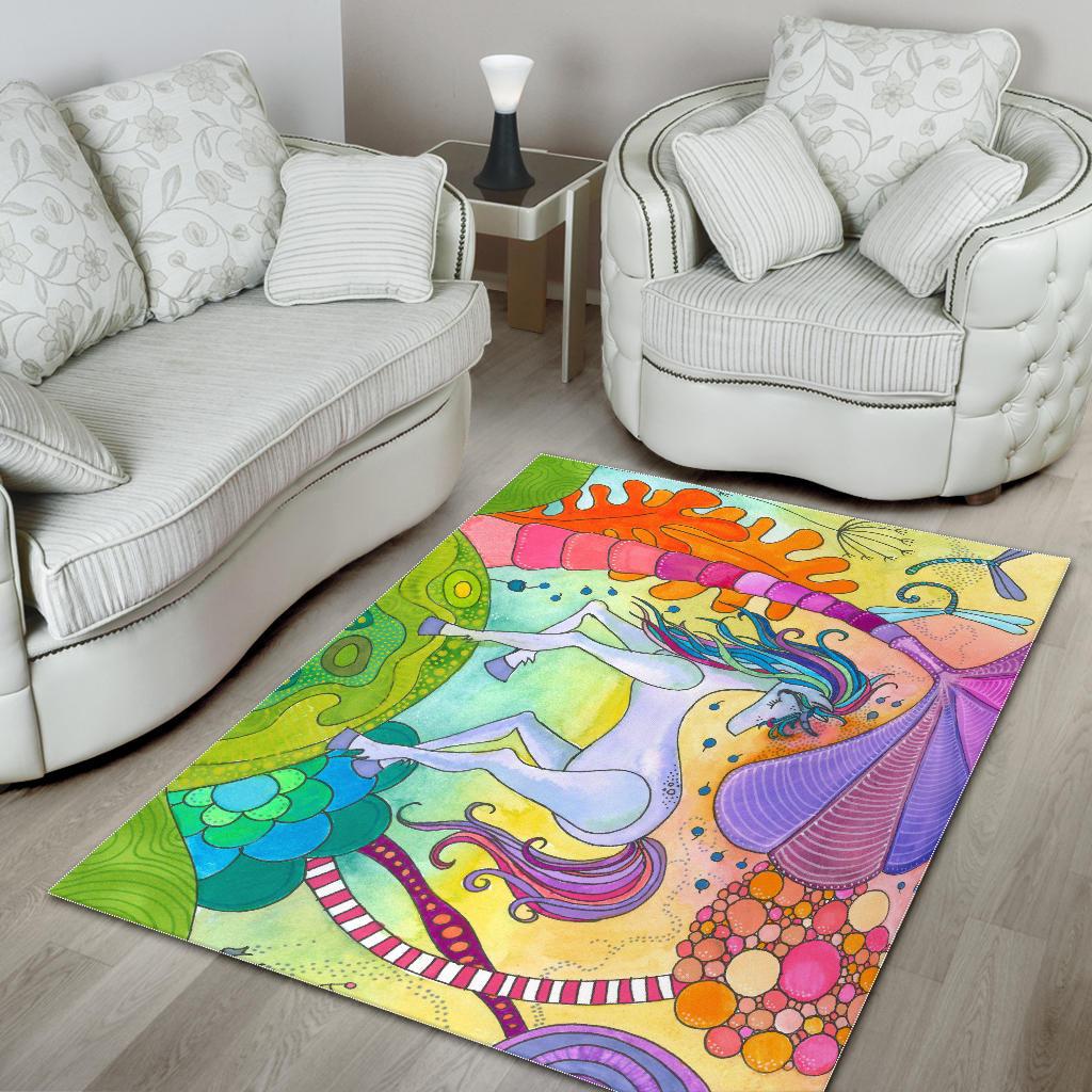 Magic Unicorn Area Rug