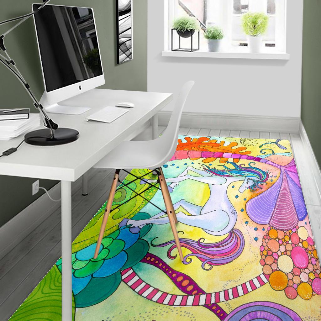 Magic Unicorn Area Rug