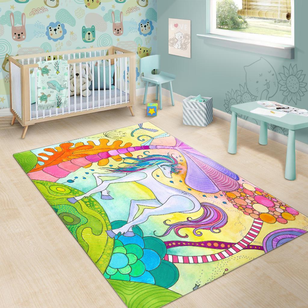 Magic Unicorn Area Rug