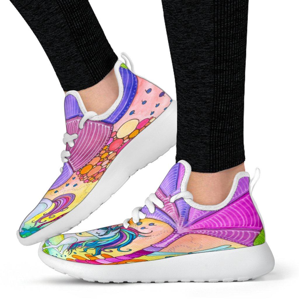 Magic Unicorn Mesh Knit Sneakers