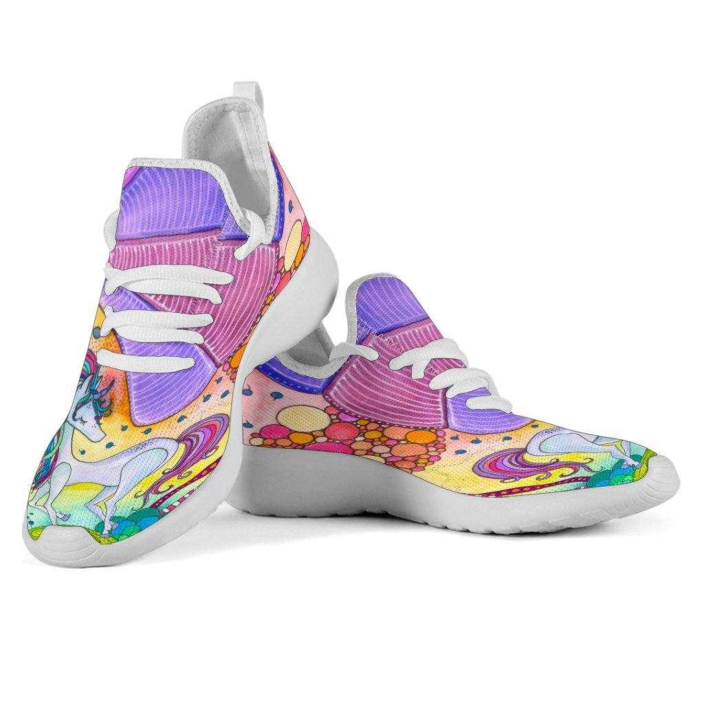 Magic Unicorn Mesh Knit Sneakers