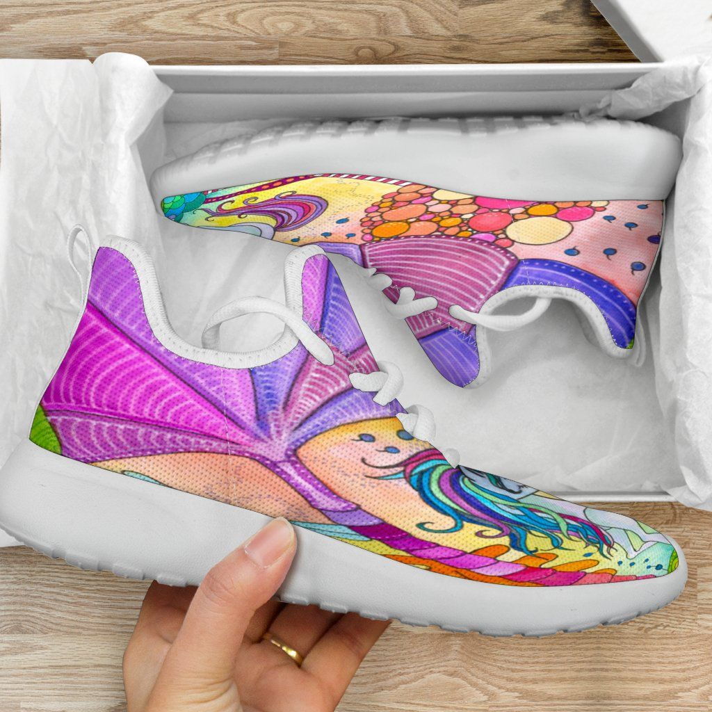 Magic Unicorn Mesh Knit Sneakers