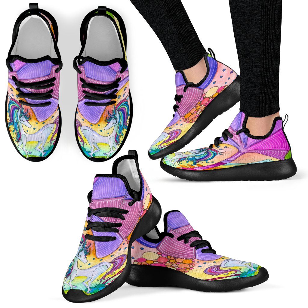 Magic Unicorn Mesh Knit Sneakers