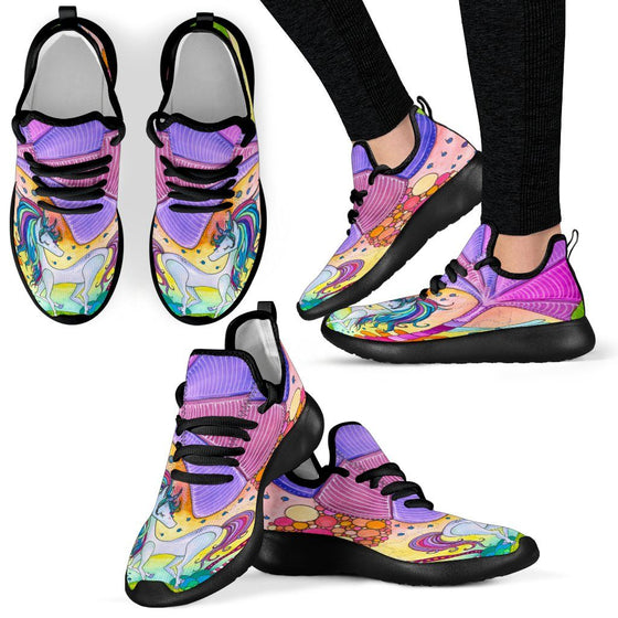 Magic Unicorn Mesh Knit Sneakers