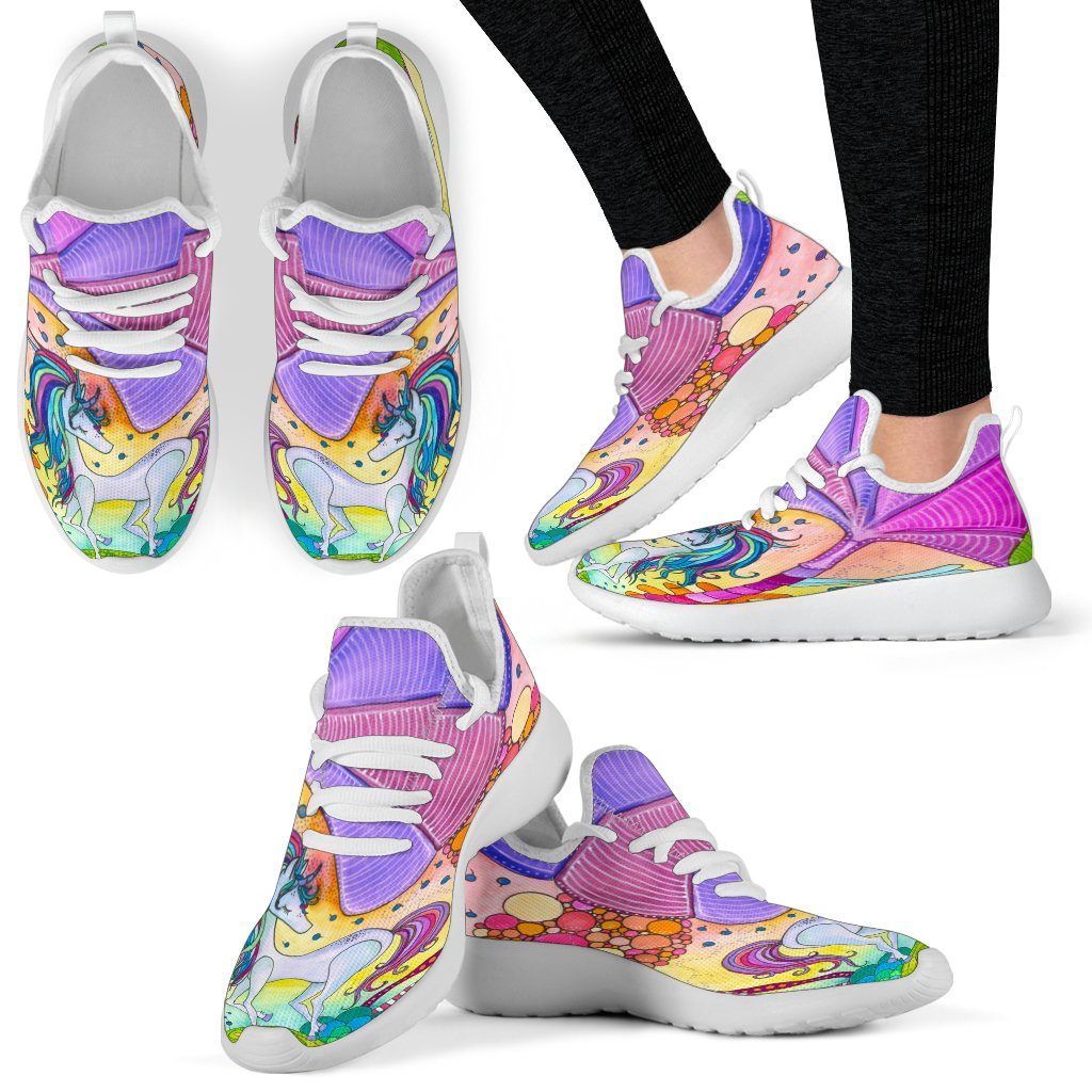 Magic Unicorn Mesh Knit Sneakers