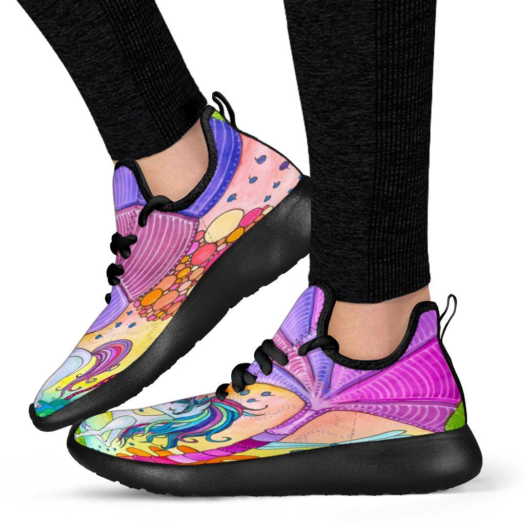 Magic Unicorn Mesh Knit Sneakers